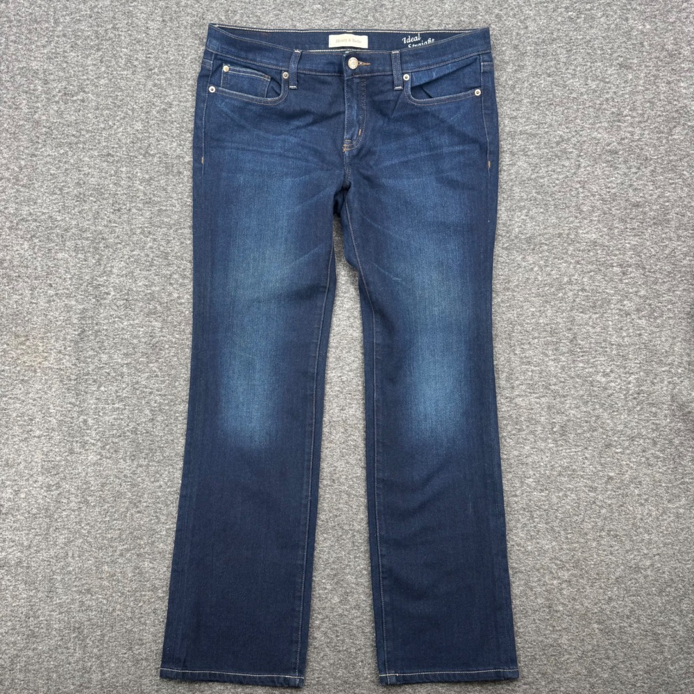 Henry & Belle Ideal Straight Dark Wash Jeans Size 32 XFIT Lycra Stretch